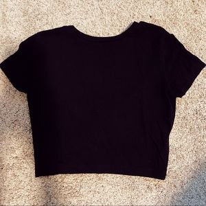 Wild Fable Black Crop top